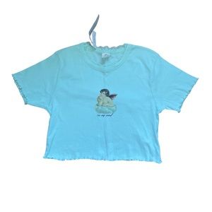 NWT Mint Crop Top, Urban Outfitters Size L